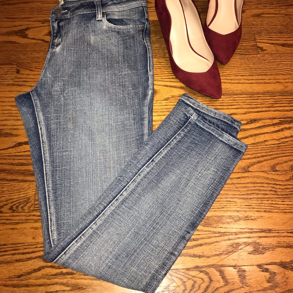 Blue Asphalt Skinny Jeans